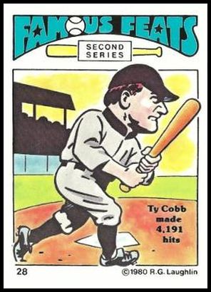 28 Ty Cobb